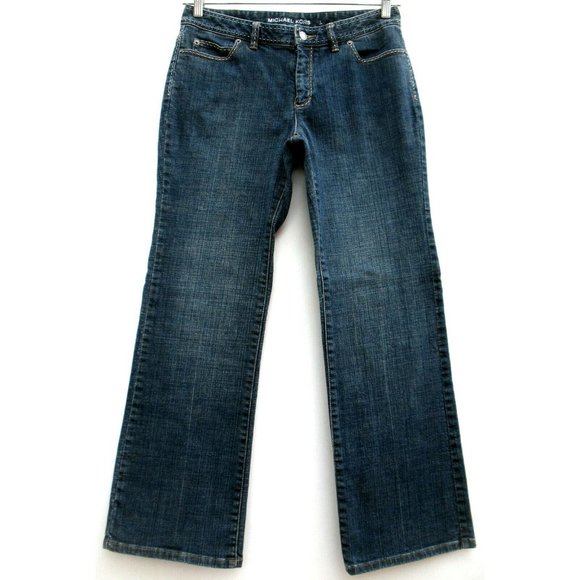 Michael Kors Relaxed Boot Dark Wash Tag Sz 8P - Picture 2 of 6